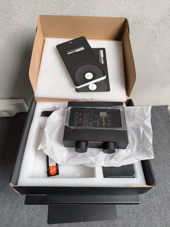 Douk A5 stereo amp 48V - Compacte Versterker, Audio, Tv en Foto, Versterkers en Receivers, Zo goed als nieuw, Stereo, 60 tot 120 watt