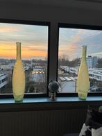 Hoge design vazen 95 cm hoog blauw glas Loods 5 bijzonder, Ophalen
