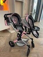 Bayer Design poppen tweelingkinderwagen – model 26733AA, Ophalen, Zo goed als nieuw, Babypop