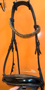 Chique hoofdstel met gouden glitters Full, Dieren en Toebehoren, Paarden en Pony's | Hoofdstellen en Tuigage, Ophalen, Dressuur