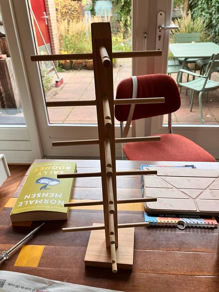 Brillen- & Sieradenstandaard Hout, Huis en Inrichting, Woonaccessoires | Overige, Zo goed als nieuw, Ophalen of Verzenden