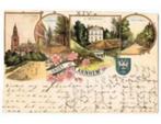 Arnhem, Groet uit Arnhem collagekaart, verstuurd 1899, Verzenden, Voor 1920, Gelopen, Gelderland