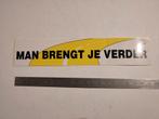 MAN brengt je verder Truck vrachtwagen sticker, Ophalen of Verzenden
