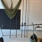 MOOI KARPERSET, Watersport en Boten, Hengelsport | Karpervissen, Ophalen, Zo goed als nieuw, Complete set