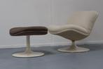 Geoffrey Harcourt Artifort F504 met voetenbank, Huis en Inrichting, Fauteuils, Ophalen of Verzenden, 75 tot 100 cm, Stof, 50 tot 75 cm