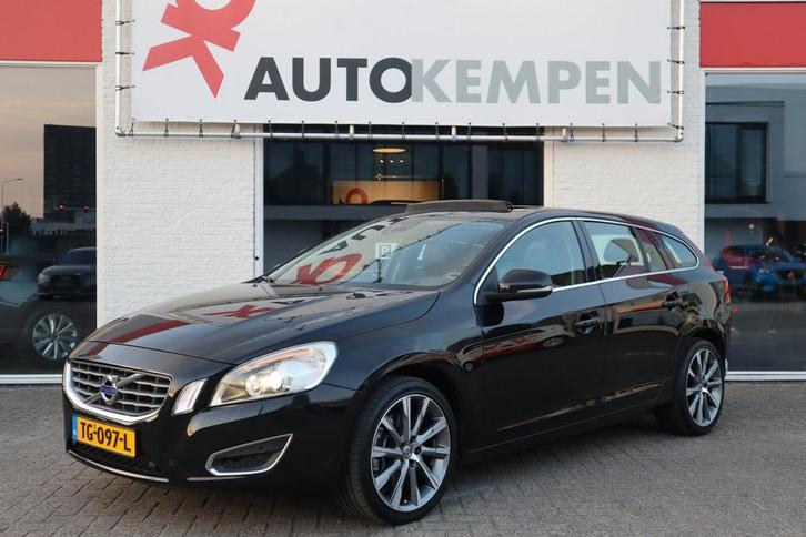 Volvo V60 3.0 T6 AWD SUMMUM PANORAMADAK|LEER|AWD|NAVI|BIJNA, Auto's, Volvo, Bedrijf, Te koop, V60, 4x4, ABS, Airbags, Airconditioning