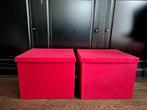Doos met deksel bordeauxrood ikea, Doe-het-zelf en Verbouw, Kratten en Dozen, Ophalen, Opvouwbaar, Minder dan 35 cm, Minder dan 50 cm