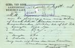 Gebrs. van Goor, Dedemsvaart - 09.1918 - briefkaart - 1918 g, Ophalen of Verzenden, Briefkaart