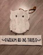 Welkom bord thuis, Ophalen of Verzenden, Zo goed als nieuw