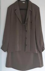 Mantelpak jasje en rok, olijfgroen, Fisser maat 48, Fisser, Ophalen of Verzenden, Gedragen, Groen