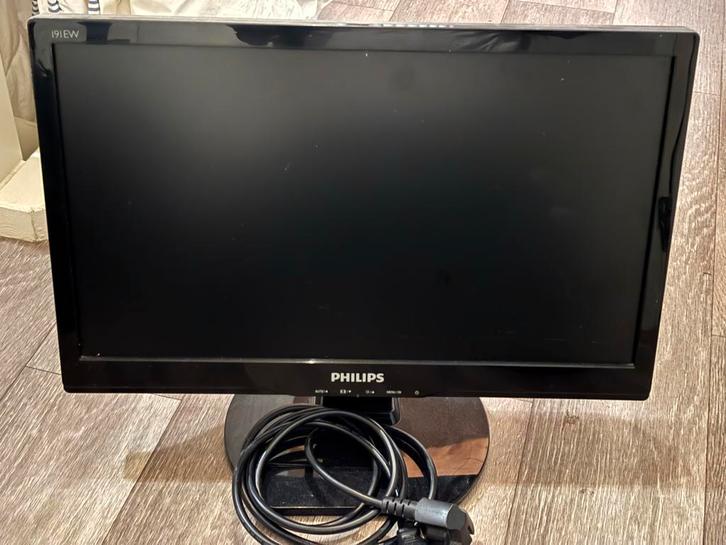 Philips 191EW Monitor - Goedkoop!, Computers en Software, Monitoren, Gebruikt, 60 Hz of minder, VGA, LED, HD, 5 ms of meer, Ophalen