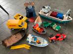 Playmobil voertuigen oa wigwam, dhl, raceauto, vrachtschip, Kinderen en Baby's, Speelgoed | Playmobil, Gebruikt, Ophalen of Verzenden