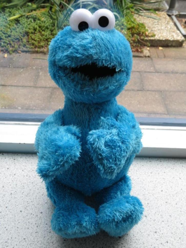 Sesamstraat Koekiemonster merk Sesame Worpshop 2017, Kinderen en Baby's, Speelgoed | Knuffels en Pluche, Zo goed als nieuw, Overige typen