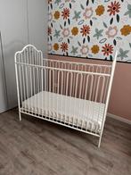Metalen ledikant inclusief Aerosleep matras, Ophalen, Zo goed als nieuw, Ledikant