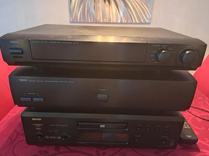 Yamaha cx2/mx2 voor/eindversterker in uitmuntende staat, Audio, Tv en Foto, Versterkers en Receivers, Zo goed als nieuw, 120 watt of meer