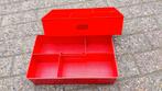 Vintage Lego Opbergboxen - Rood, Ophalen of Verzenden, Gebruikt