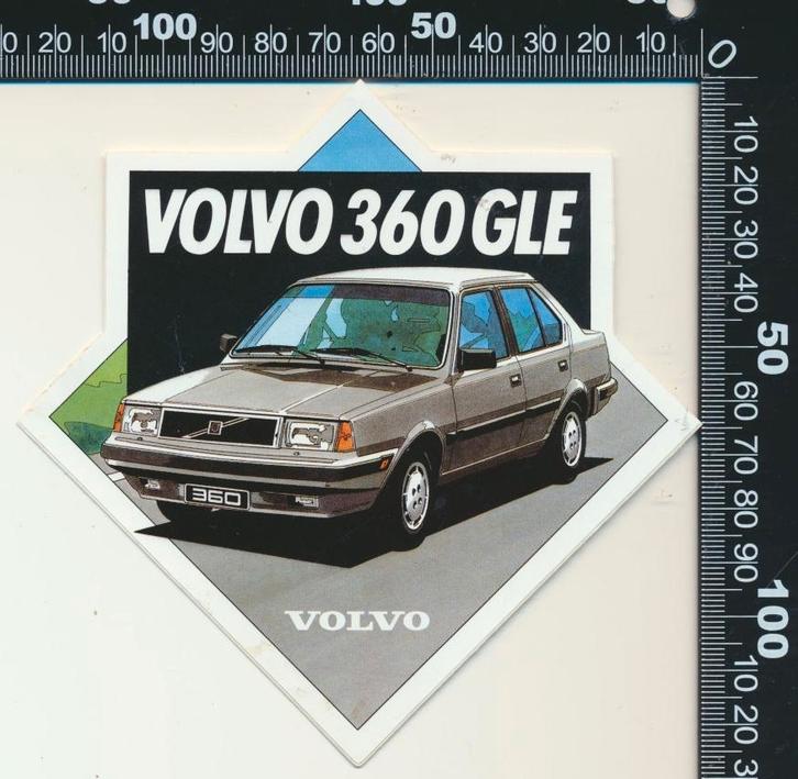 Sticker: Volvo - 360 GLE (2), Verzamelen, Stickers, Zo goed als nieuw, Auto of Motor, Ophalen of Verzenden