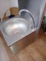 nieuwe RVS Wasbak met knie bediening, Huis en Inrichting, Gebruikt, Minder dan 100 cm, 25 tot 50 cm, 50 tot 100 cm