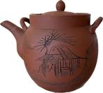 Traditionele Chinese theepot Yixing klei. Met binnenpot., Antiek en Kunst, Ophalen of Verzenden