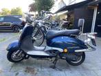 Retro scooter blauw 25 km/uur, Fietsen en Brommers, Scooters | Overige merken, Gebruikt, Benzine, Maximaal 25 km/u, Ophalen
