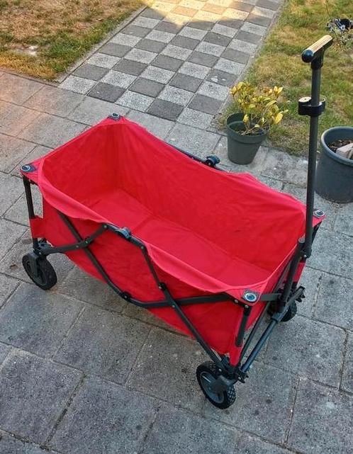 Travel&Co Bolderkar met Hoes - Opvouwbaar, Caravans en Kamperen, Bolderkarren, Gebruikt, Opvouwbaar, Ophalen of Verzenden
