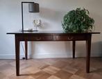 Eettafel massief kersenhout met lades, Huis en Inrichting, Tafels | Eettafels, Ophalen, Gebruikt, 150 tot 200 cm, 150 tot 200 cm