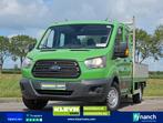FORD TRANSIT 2.0 open-laadbak kraan!, Auto's, Bestelauto's, Gebruikt, Euro 6, Bedrijf, 6 stoelen