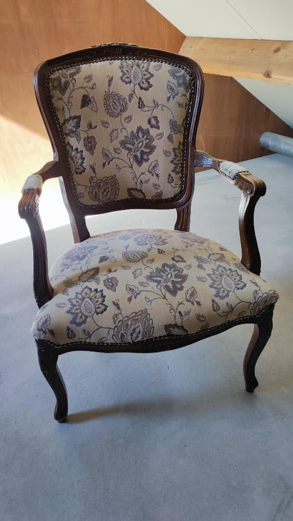 Queen Ann stoel, barok stijl, Antiek en Kunst, Antiek | Meubels | Stoelen en Banken, Ophalen