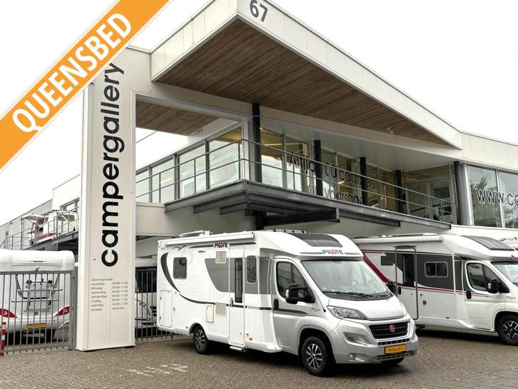 Pilote Sensation 700 P QUEENSBED 6.99M XXL GARAGE CONSTRUCT, Caravans en Kamperen, Campers, Bedrijf, tot en met 3, Half-integraal