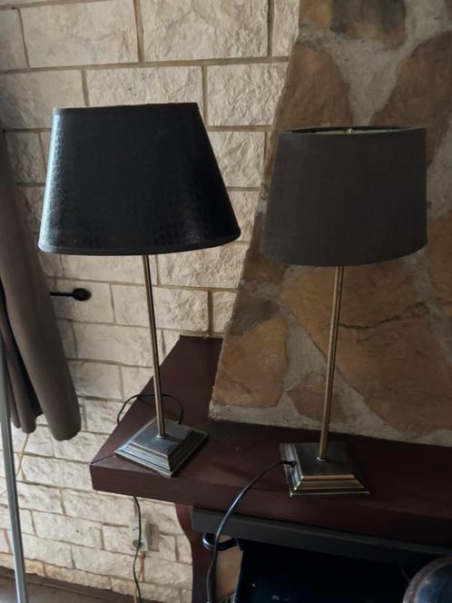 Diverse staande lampen met lampen kap, Huis en Inrichting, Lampen | Tafellampen, Zo goed als nieuw, 50 tot 75 cm, Metaal, Ophalen of Verzenden