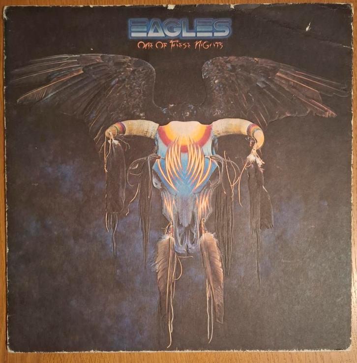 Eagles One Of These Nights 1976 lp vinyl, Cd's en Dvd's, Vinyl | Rock, Gebruikt, Poprock, 12 inch, Ophalen of Verzenden
