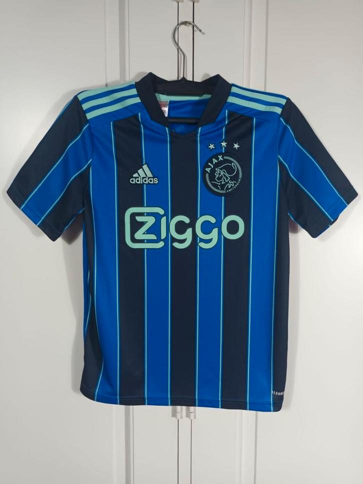 Origineel Ajax uit shirt - 2021/2022, Sport en Fitness, Voetbal, Zo goed als nieuw, Shirt, Maat XS of kleiner, Ophalen of Verzenden