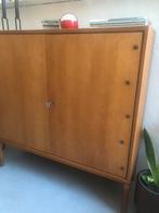 Vintage midcentury eiken kast opbergkast kabinet ‘60, Ophalen, Zo goed als nieuw, 25 tot 50 cm