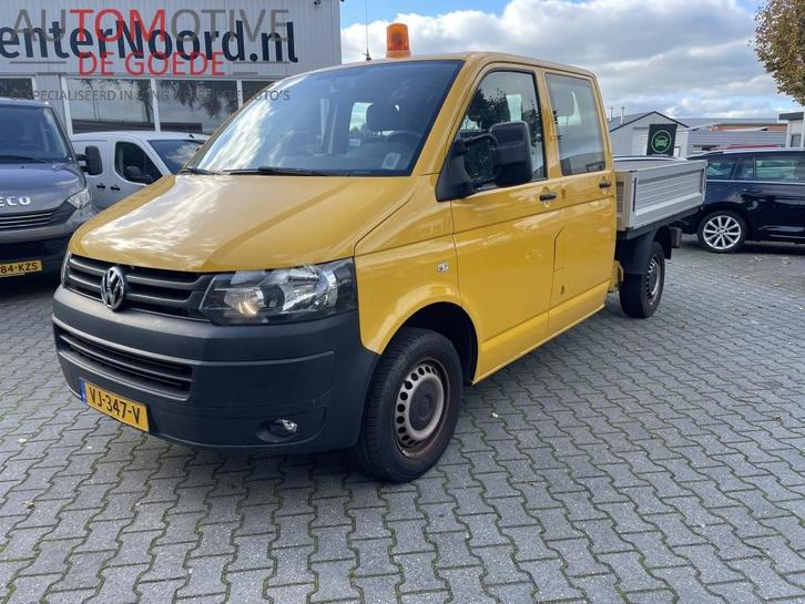 Volkswagen Transporter 2.0 TDI DC MARGE! OPEN LAADBAK, Auto's, Volkswagen, Bedrijf, Transporter, ABS, Airbags, Airconditioning