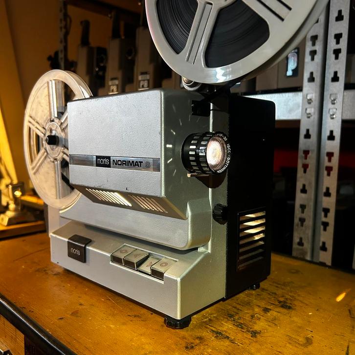 Noris Norimat S super 8 filmprojector met geluid, Verzamelen, Fotografica en Filmapparatuur, Projector, 1960 tot 1980, Ophalen of Verzenden