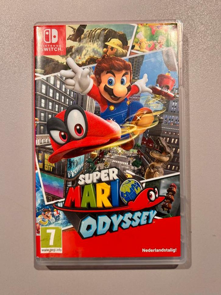 Super Mario Odyssey - Nintendo Switch, Spelcomputers en Games, Games | Nintendo Switch, Zo goed als nieuw, Platform, 1 speler