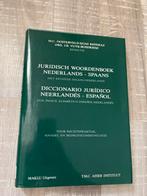 Juridisch woordenboek Nederlands - Spaans, Ophalen of Verzenden, Alpha, Zo goed als nieuw