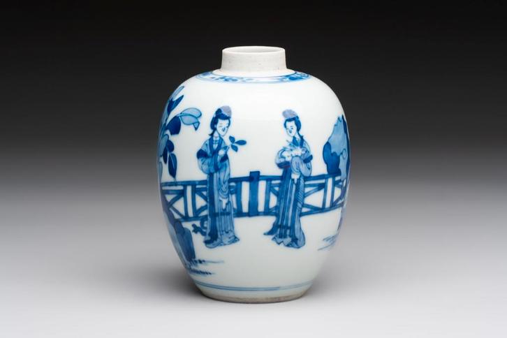 Chinees Kangxi vaasje, Antiek en Kunst, Antiek | Porselein, Ophalen of Verzenden