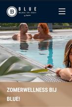 Kortingscode voor dagje blue Wellness sauna spa, Tickets en Kaartjes, Twee personen, Ticket of Toegangskaart