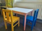 Kindertafeltje met 2 stoelen, Kinderen en Baby's, Kinderkamer | Tafels en Stoelen, Ophalen, Gebruikt, Tafel(s) en Stoel(en)