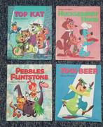 Happy boekjes 1,2,3 en 4  Top Kat, Huckelberry Hond, Pebbles, Ophalen, Gebruikt