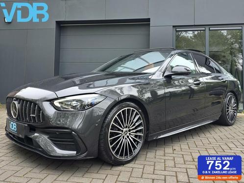 Mercedes C-klasse C180 AMG PANO 360 MEMORY BURMESTER VOL!, Auto's, Mercedes-Benz, Bedrijf, Te koop, C-Klasse, 360° camera, ABS