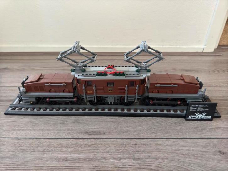 Lego 10277 krokodil locomotief compleet, Kinderen en Baby's, Speelgoed | Duplo en Lego, Zo goed als nieuw, Lego, Complete set