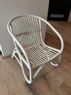 Rotan Kinderstoel - Wit, Huis en Inrichting, Ophalen, Gebruikt, Wit, Riet of Rotan