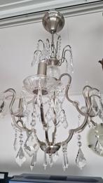 Moderne kristallen kroonluchter., Huis en Inrichting, Lampen | Kroonluchters, Ophalen, Zo goed als nieuw, Glas, Klassiek