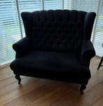 Luxe LOVECHAIRE in zwart velvet, Huis en Inrichting, Fauteuils, Ophalen, Zo goed als nieuw, Minder dan 50 cm