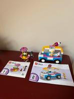 Lego Friends ijswagen compleet + boekjes - als NIEUW!, Ophalen of Verzenden, Zo goed als nieuw