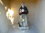 Oud biscuit porseleinen beeldje van St. Bernadette Lourdes, Ophalen of Verzenden