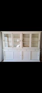 Grote landelijke, brocante buffetkast/ servieskast, Ophalen, Zo goed als nieuw, 50 tot 75 cm, 200 cm of meer