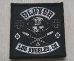 Slayer Los Angeles CA printed patch 107, Verzamelen, Muziek, Artiesten en Beroemdheden, Nieuw, Kleding, Verzenden